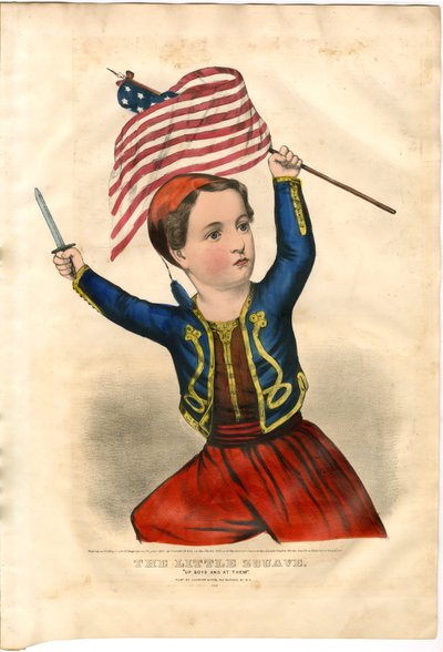 De kleine Zouaaf, ca. 1860s door N. and Ives, J.M. Currier